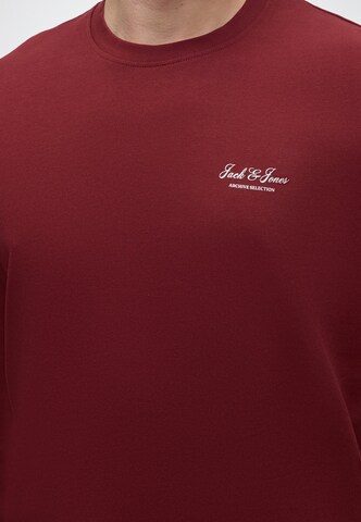 JACK & JONES Sweatshirt 'JJEARCHIVE' in Red