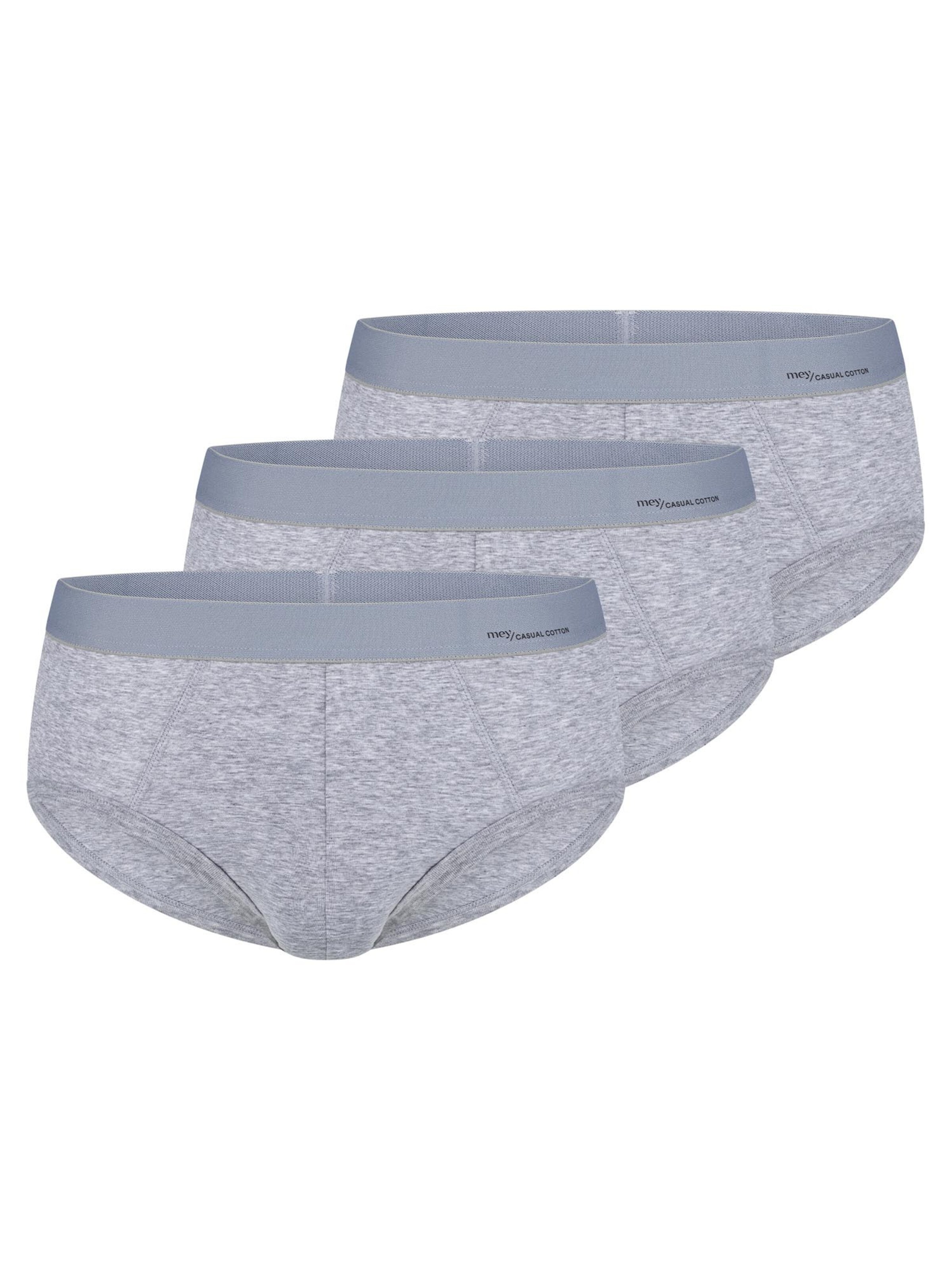 Mey Panty 'Casual Cotton' in Grey: front