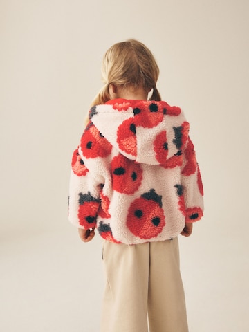 Next Fleece jas in Wit
