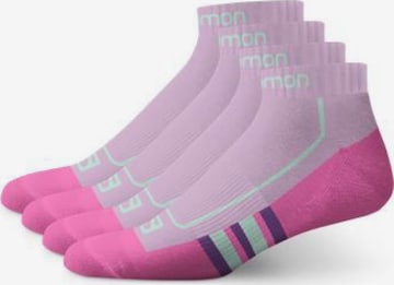 SALOMON Athletic Socks 'Cushioned' in Pink: front