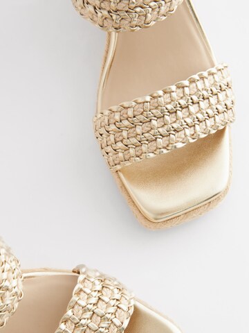 Sandalo 'Forever Comfort®' di Next in oro