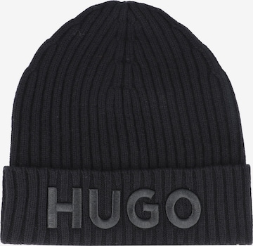 HUGO Čiapky 'X565-6' - Čierna: predná strana