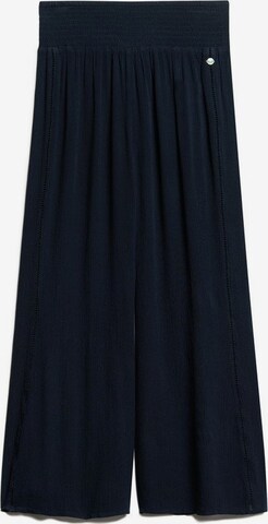 Superdry Wide leg Broek in Blauw: voorkant