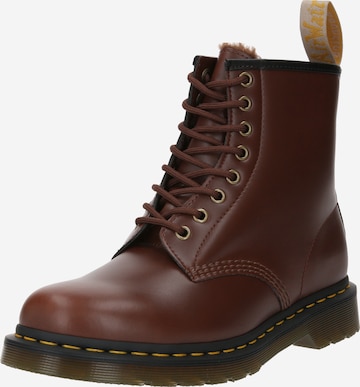 Bottines à lacets 'Vegan 1460' Dr. Martens en marron : devant