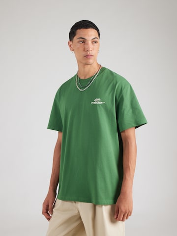 Les Deux - Camiseta 'Exhibition' en verde: frente