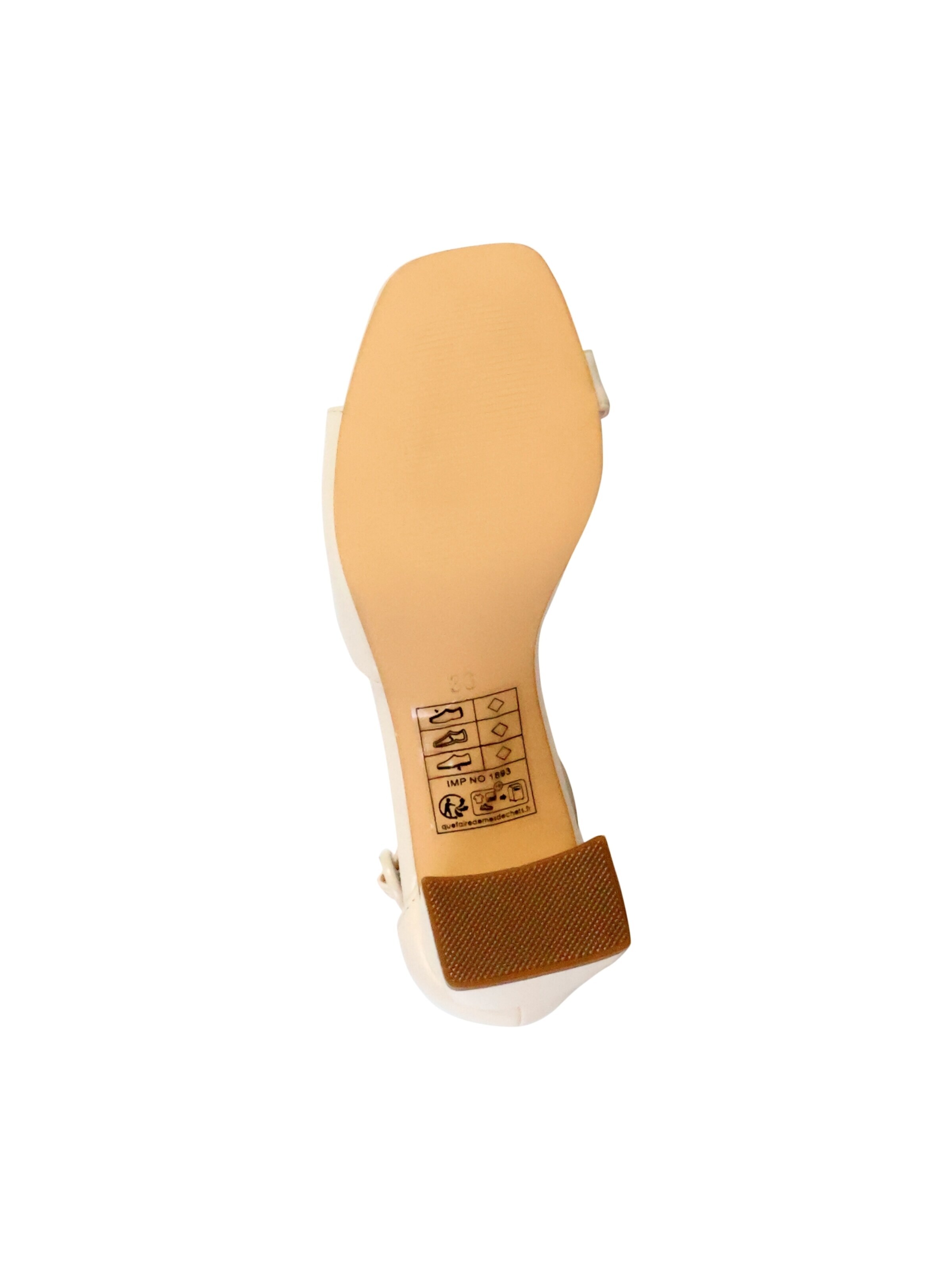 The Divine Factory Sandaal in Beige