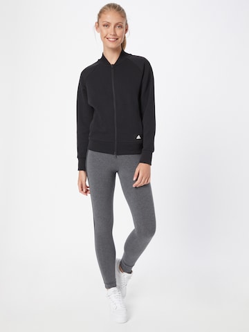 ADIDAS SPORTSWEAR Skinny Sporthose 'Essential' in Grau