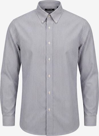zero Comfort Fit Hemd in Blau: Vorderseite