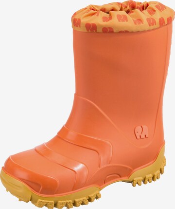 ELEFANTEN Rubber Boots 'JISKA' in Orange: front
