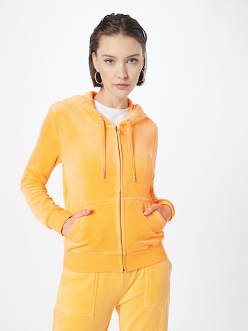 Juicy Couture Black Label Zip-Up Hoodie 'ROBERTSON' in Orange: front