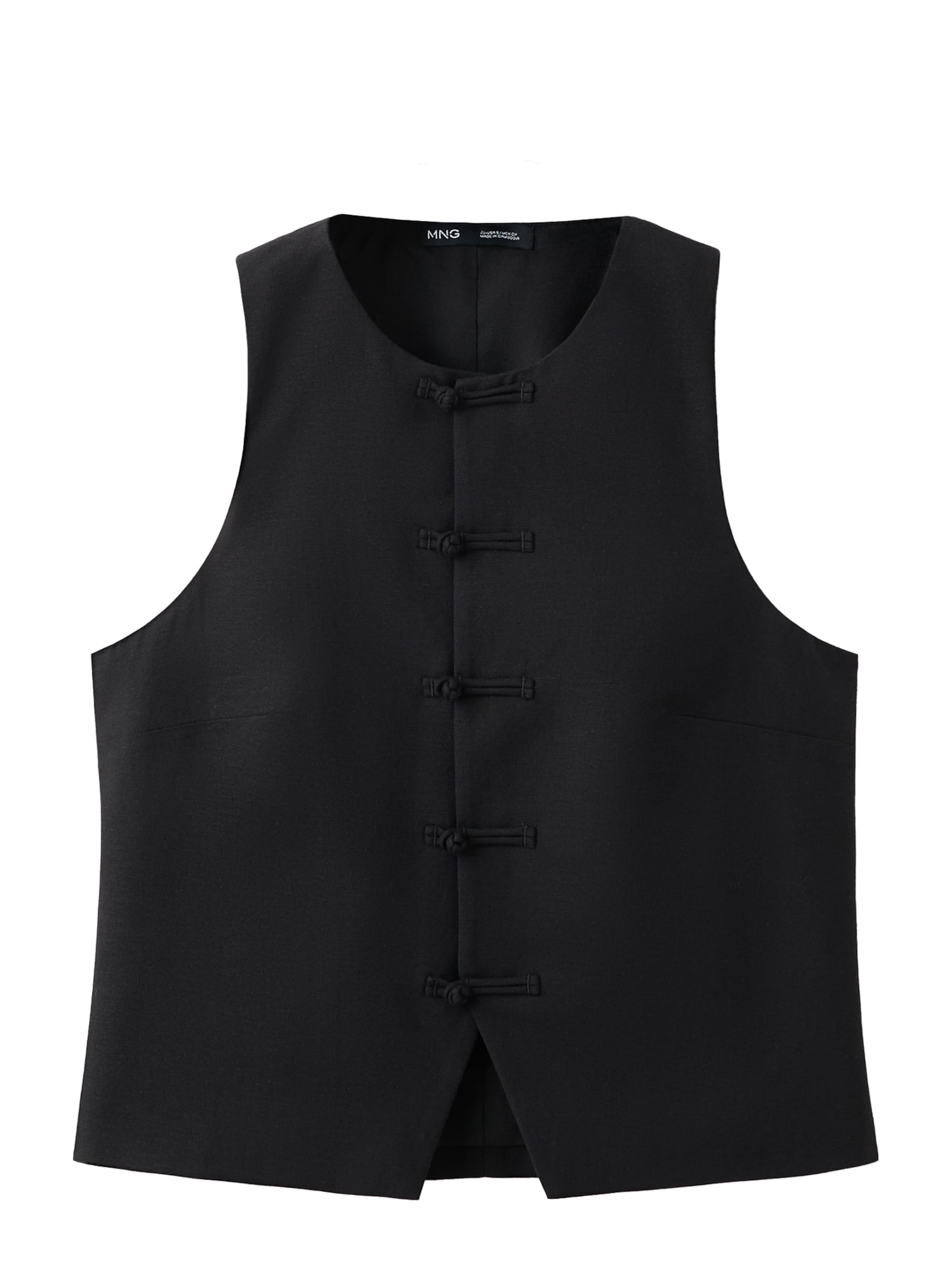 MANGO Pukuliivi 'Laguna' värissä musta, Tuotenäkymä