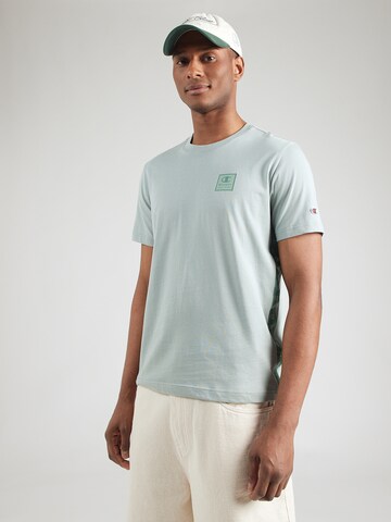 Champion Authentic Athletic Apparel Tričko – zelená: přední strana