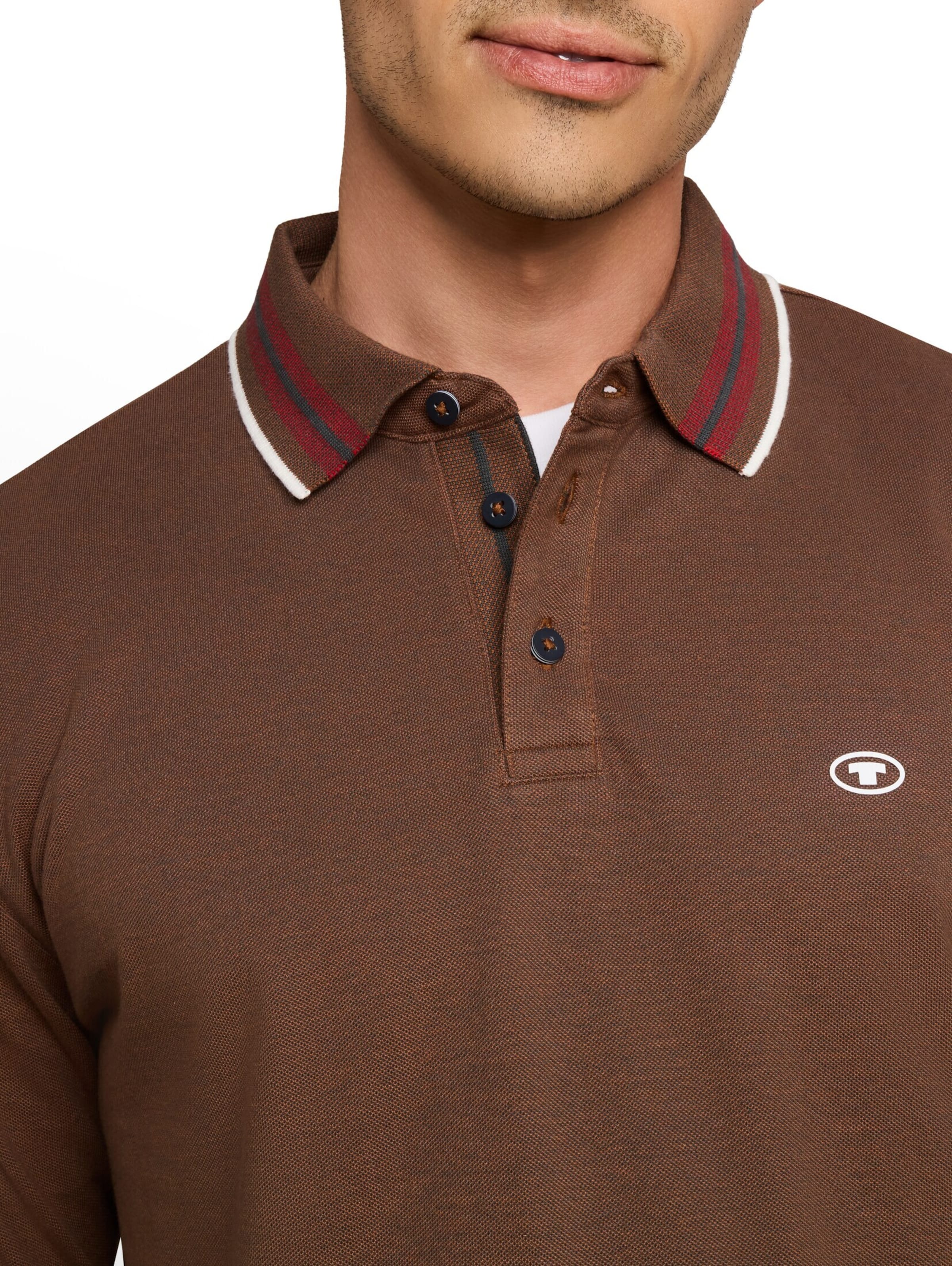 T-Shirt TOM TAILOR en marron