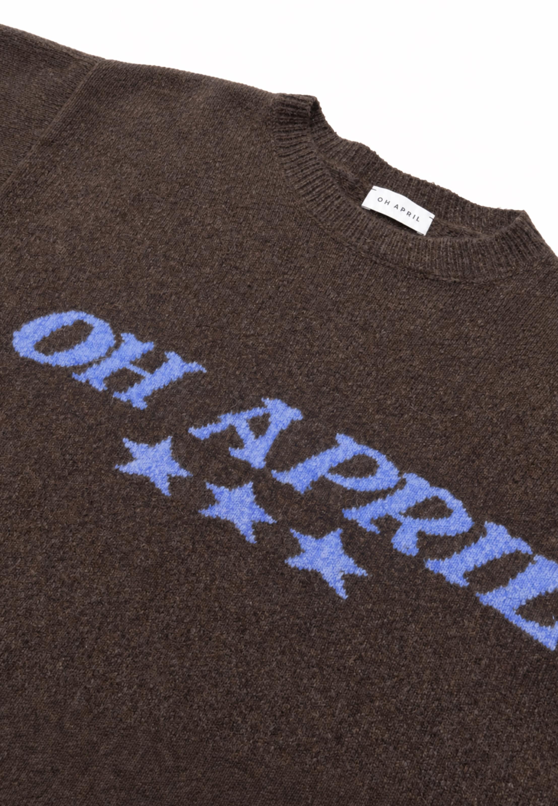 Pullover extra large 'Moani' di OH APRIL in marrone