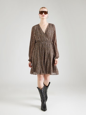 Rochie de la QS pe negru: față