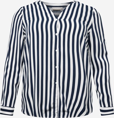 ONLY Carmakoma Bluse 'Sweet' in navy / weiß, Produktansicht