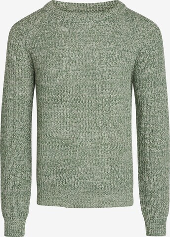 BRUUNS BAZAAR Sweater 'Ami Theo' in Green: front