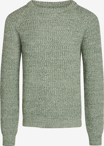 BRUUNS BAZAAR Sweater 'Ami Theo' in Green: front