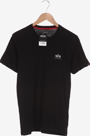 ALPHA INDUSTRIES Shirt in M in Black: front