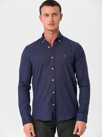 By Diess Collection Slim Fit Hemd 'Boleslao' in Blau: Vorderseite