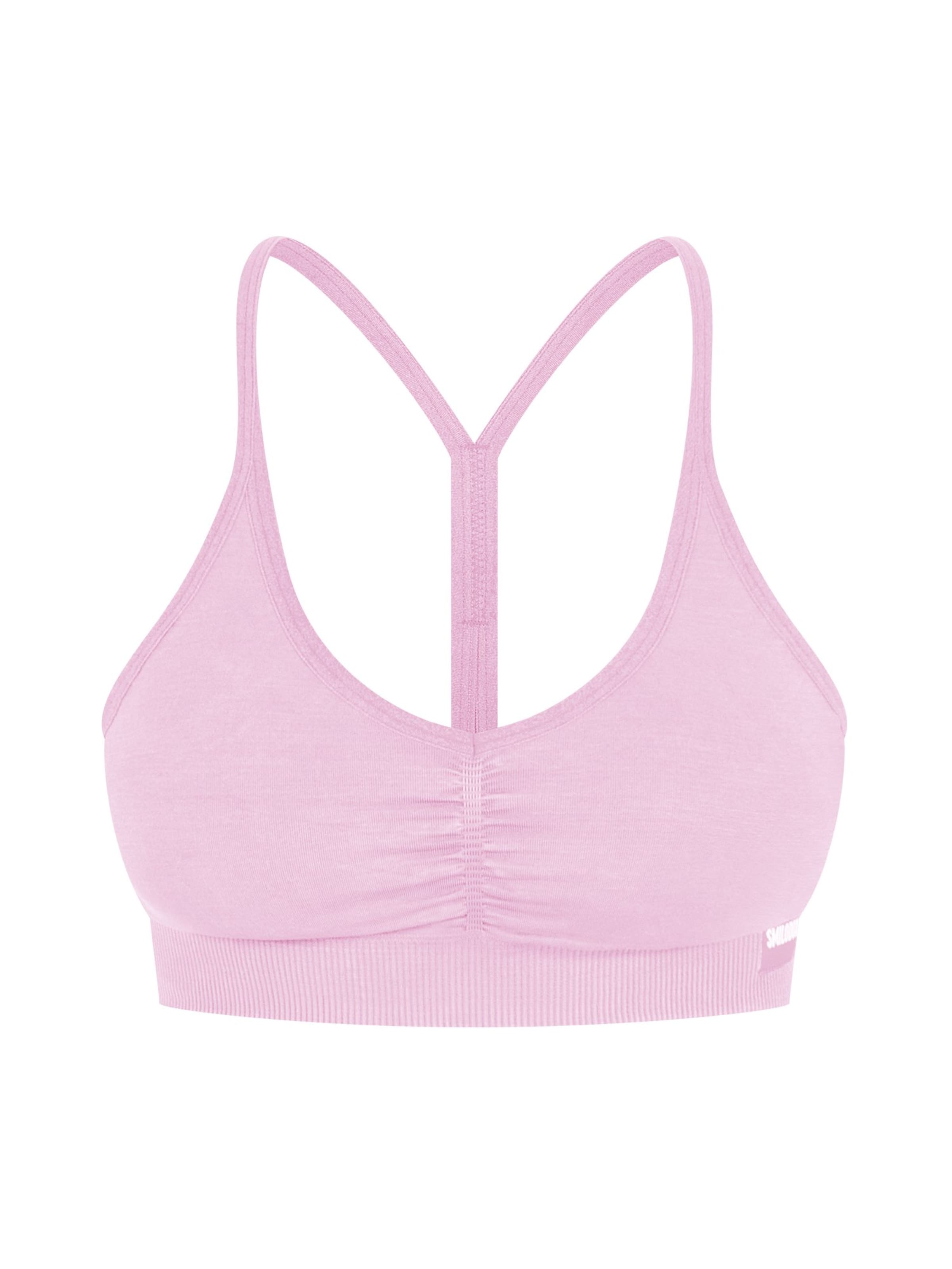 Soutien-gorge de sport Smilodox en rose : devant
