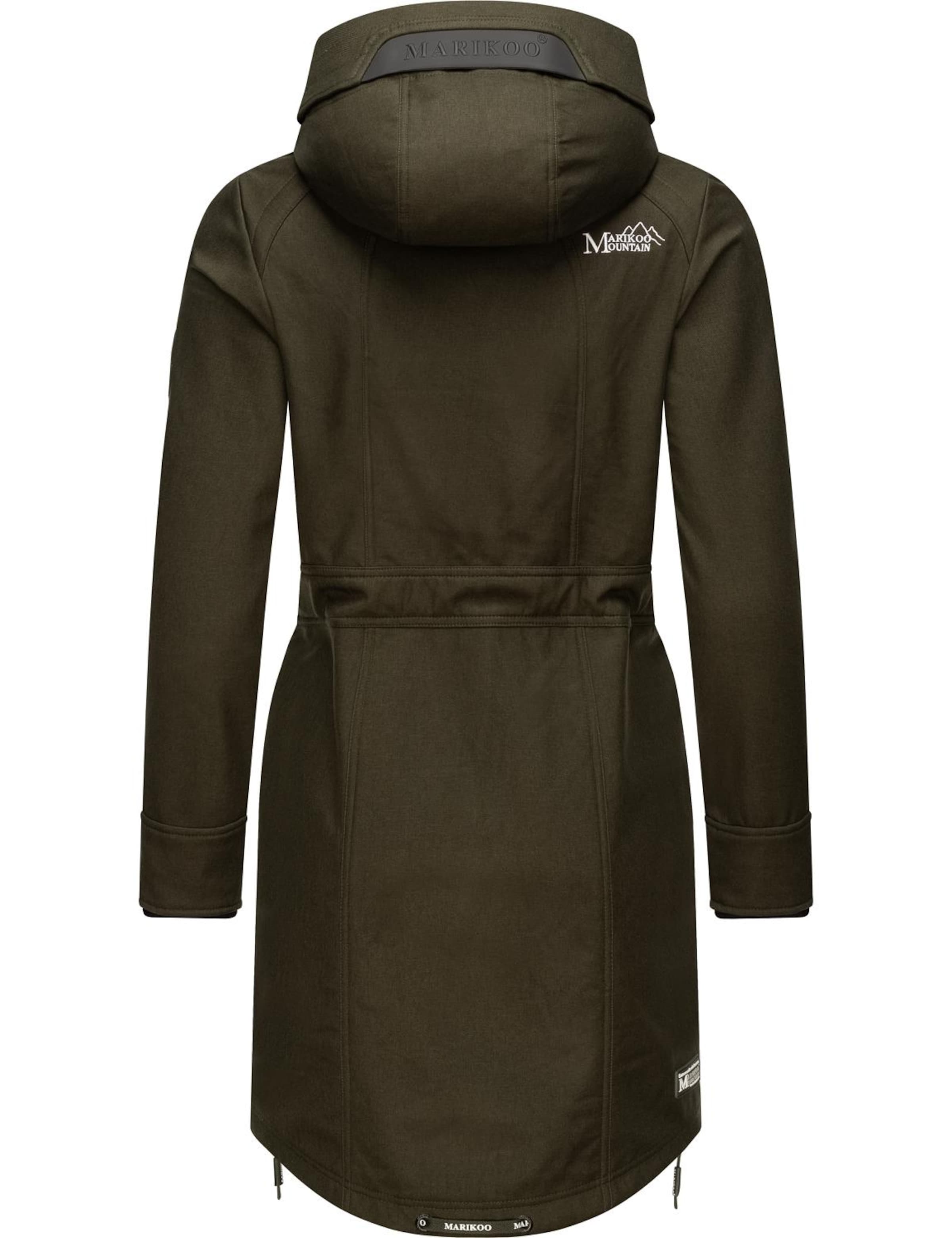 Parka mi-saison MARIKOO en vert