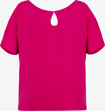 Karko Blouse ' ELIDA ' in Pink: front