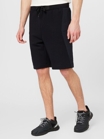 On Regular Pants in Black: front