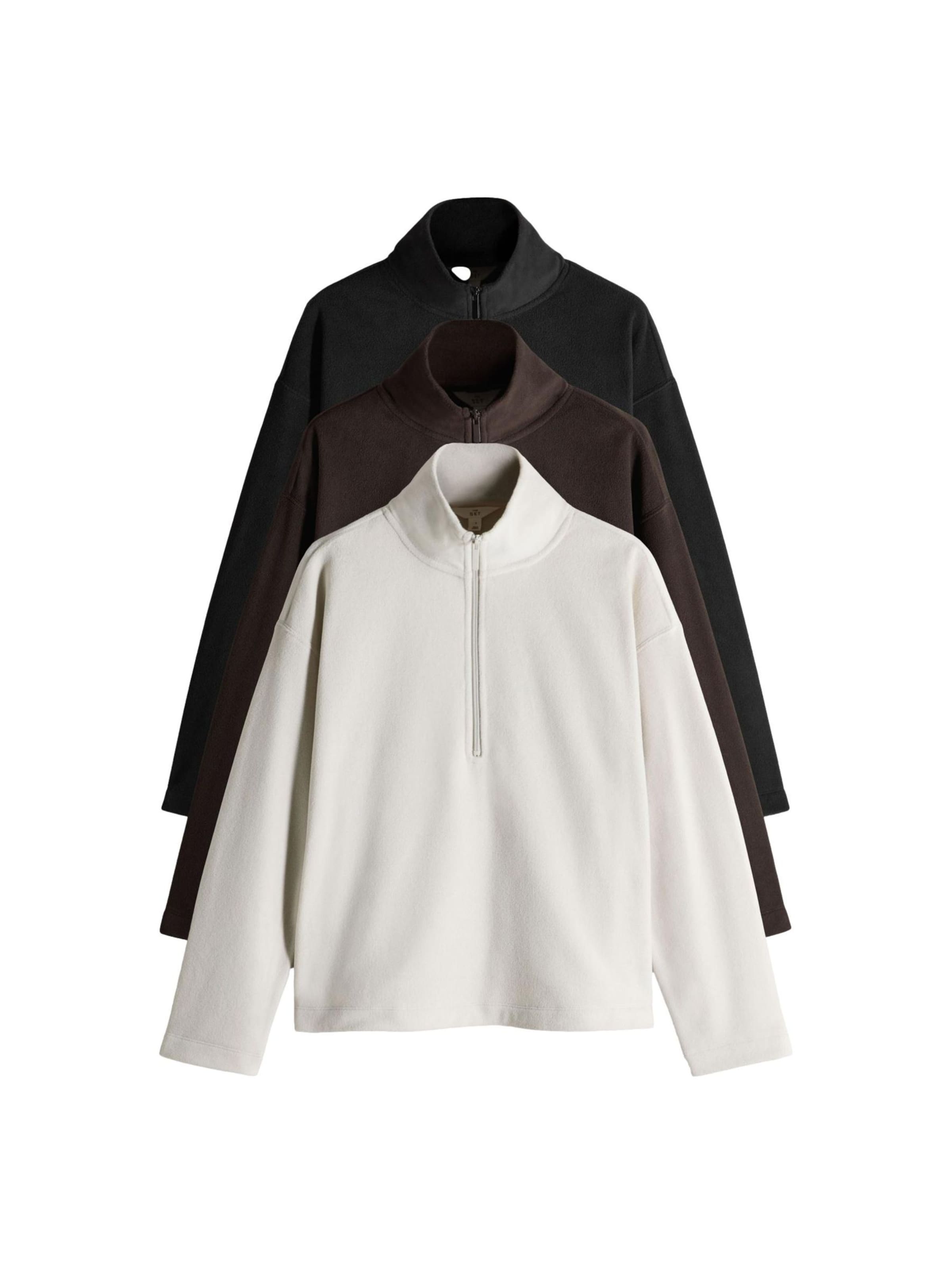 Pullover di The Set in beige: frontale