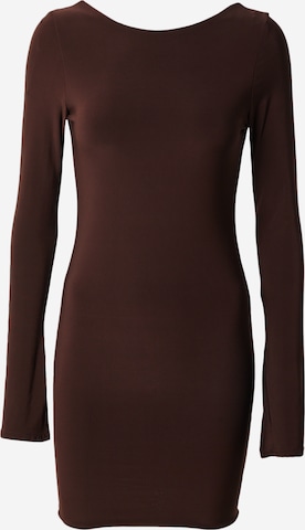 Robe Misspap en marron : devant