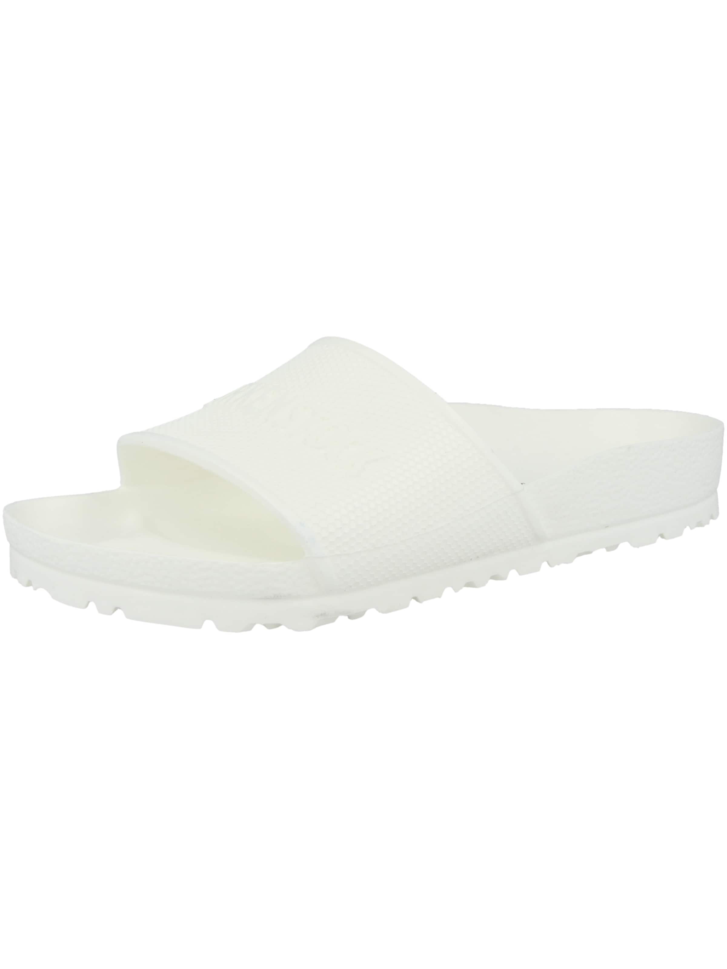 BIRKENSTOCK Plätu 'Barbados', värv valge: eest vaates