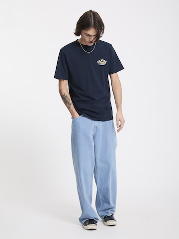 Volcom T-Shirt 'FLYING MACHINE ' in Blau
