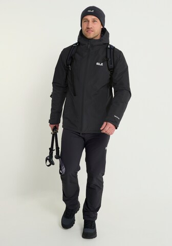 JACK WOLFSKIN Winter Jacket in Black