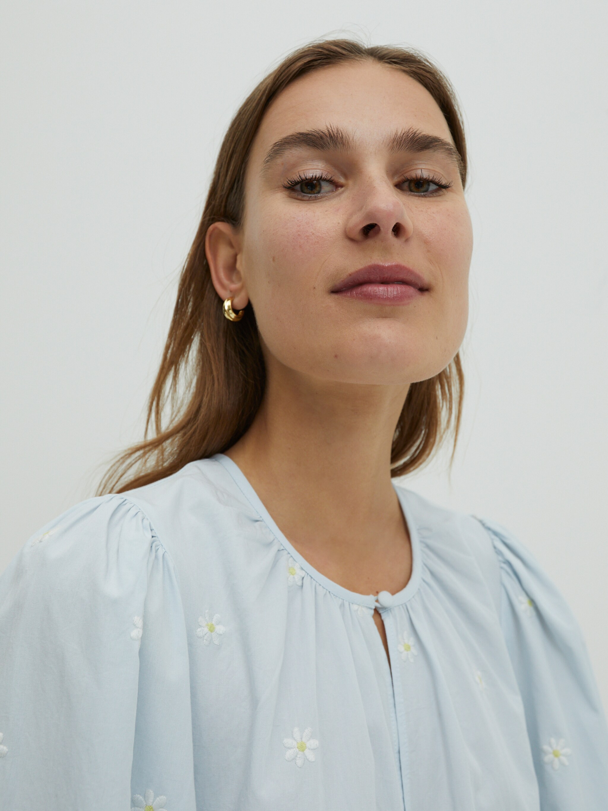 EDITED Producten Jurk 'Joanna' Pastelblauw