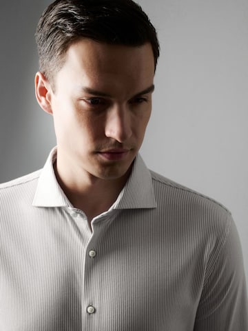 DESOTO Slim fit Button Up Shirt in Beige