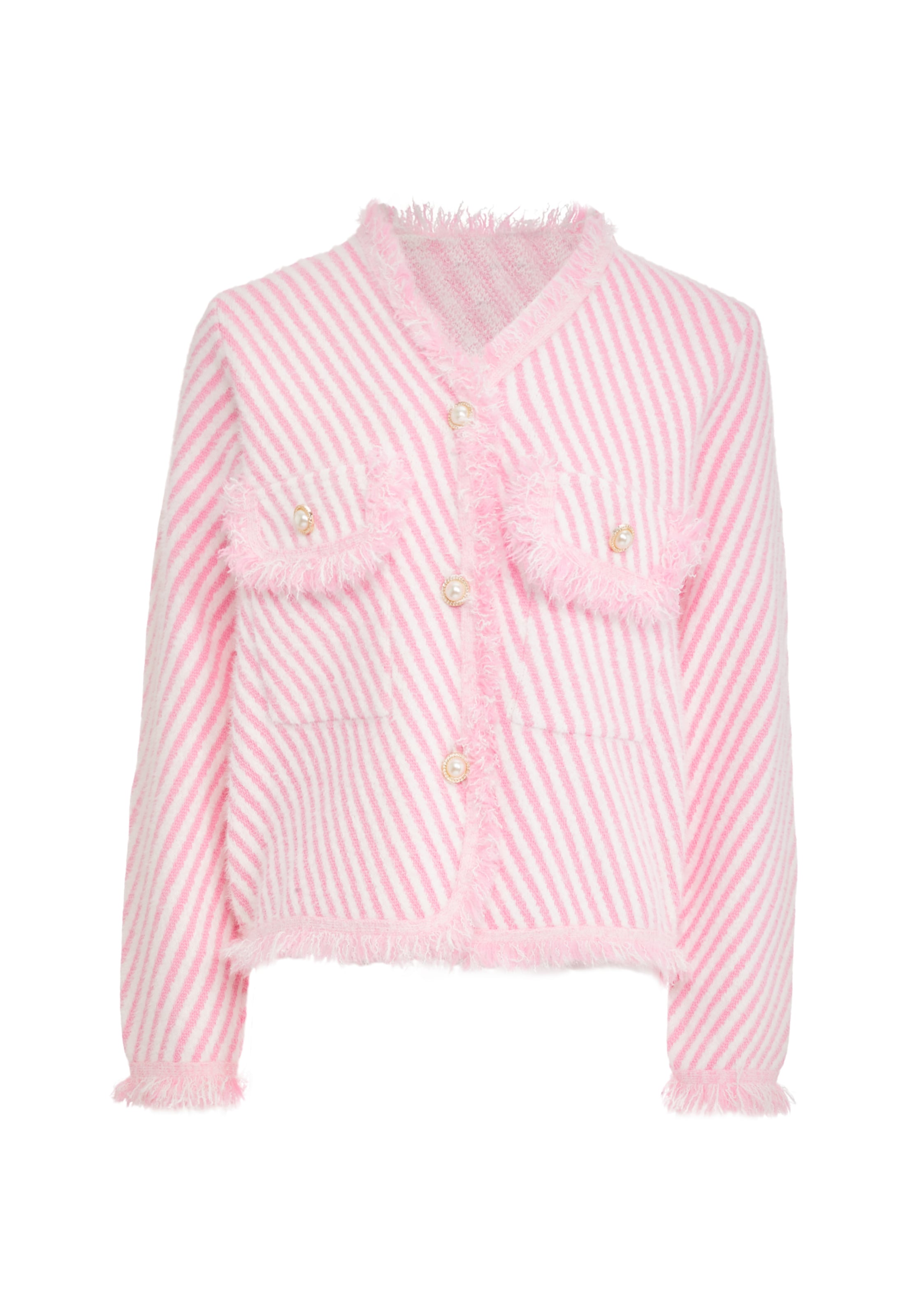 CARNEA - Casaco de malha em rosa: frente