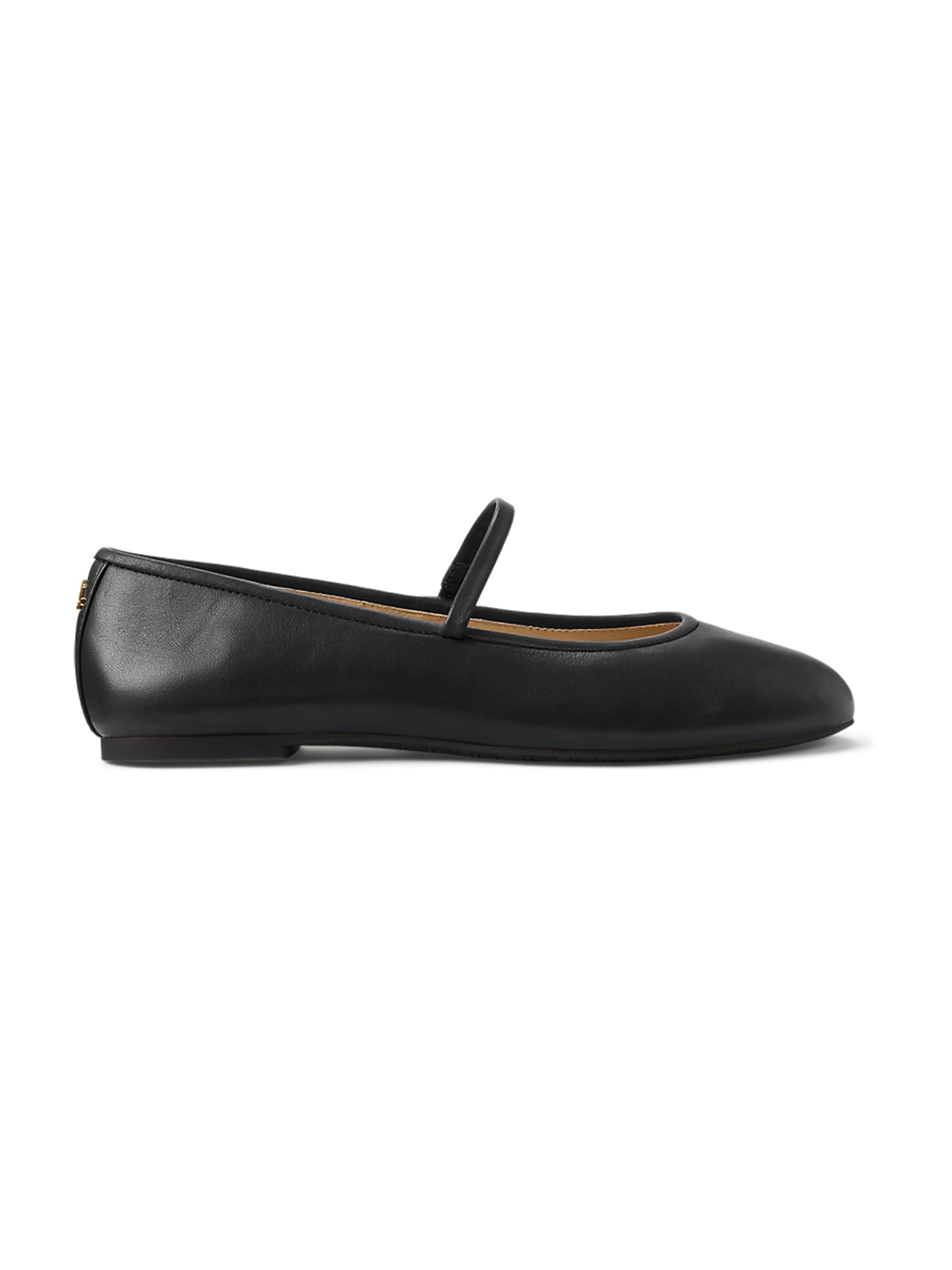Lauren Ralph Lauren Strap ballerina 'JAYNA' in Black