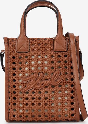 Karl Lagerfeld Pussukkalaukku värissä ruskea: etupuoli