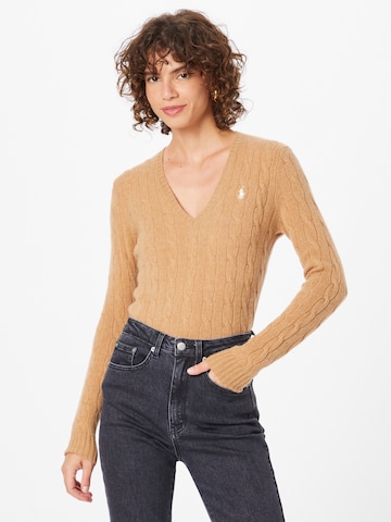 Polo Ralph Lauren Sweater 'KIMBERLY' in Brown: front