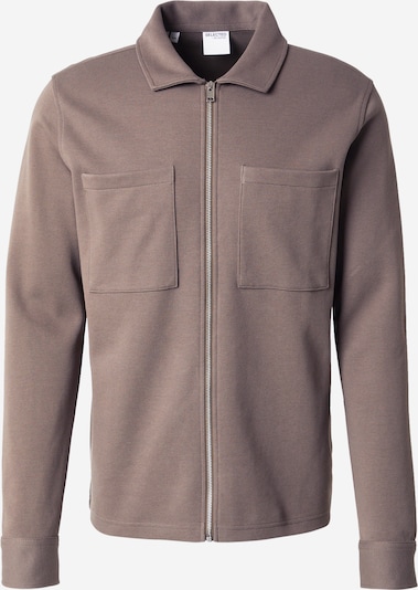 SELECTED Collegetakki 'SLHJACKIE' värissä ruskea, Tuotenäkymä