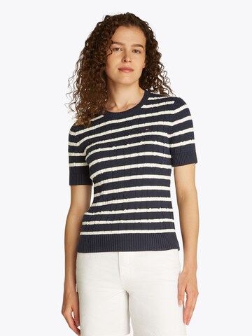 Pull-over TOMMY HILFIGER en bleu : devant
