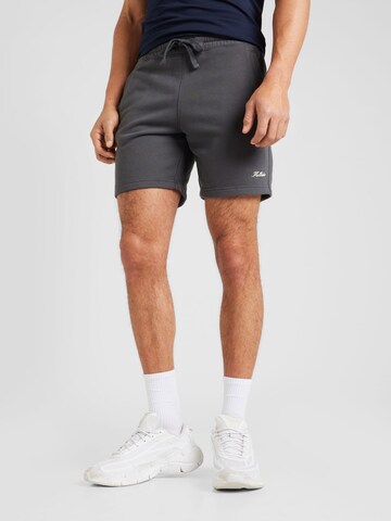 HOLLISTER Regular Pants in Black: front