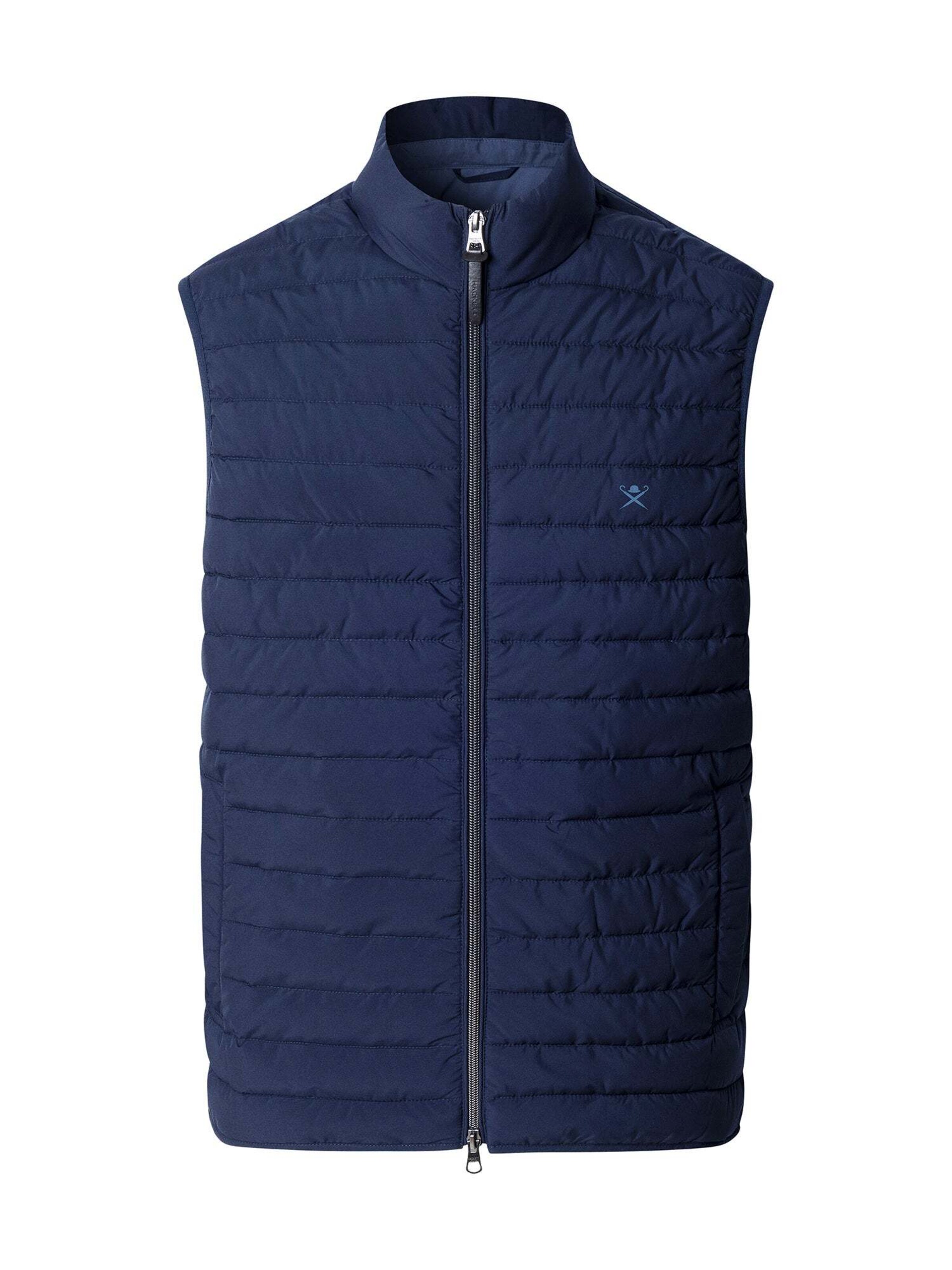 Gilet di Hackett London in blu: frontale
