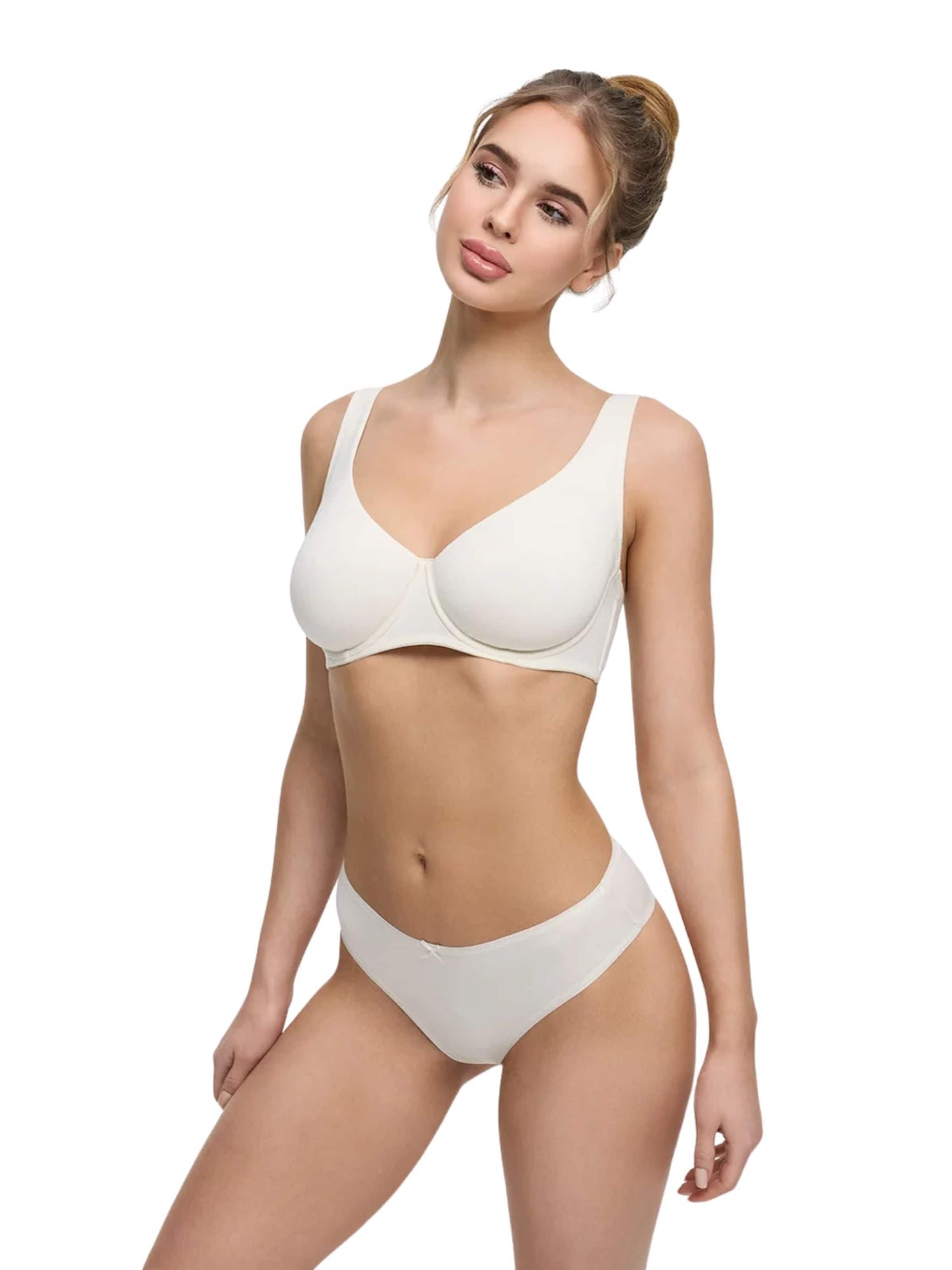Slip 'Cotton Brazilian Slip' cfab (formerly creamy fabrics) en blanc