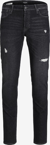 Slimfit Jeans 'Glenn' di JACK & JONES in nero: frontale