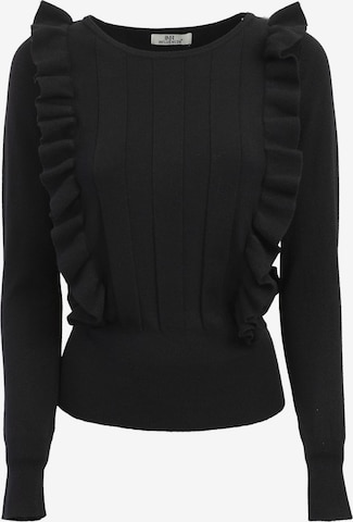 Influencer Pullover in Schwarz: predná strana