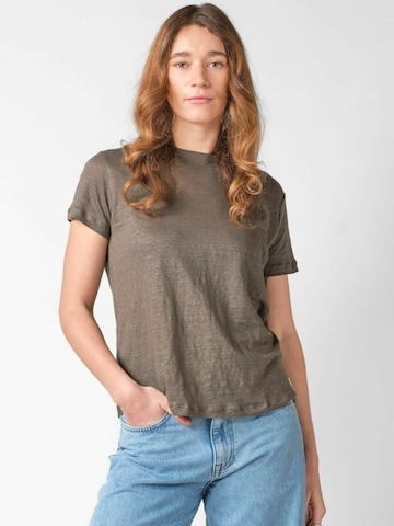 Top ' Rikke ' di Klitmøller in beige: frontale