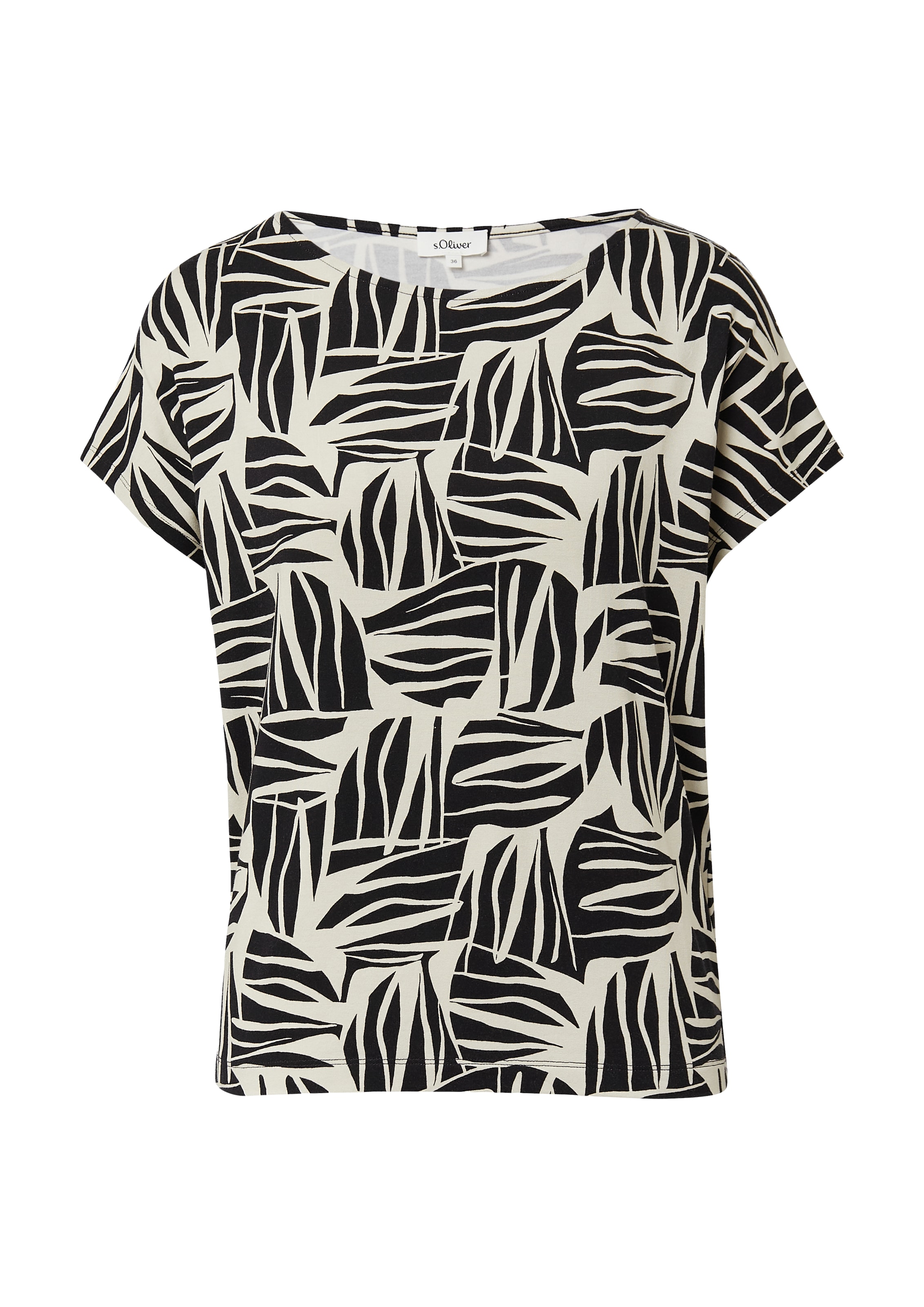 s.Oliver Shirt in Black: front