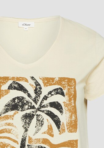 s.Oliver Shirt in Beige
