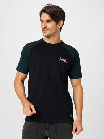 T-Shirt Iriedaily en noir : devant